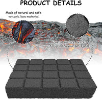 Hamiledyi 2PCS Rabbit Scratching Pads Bunny Lava Grinding Claw Pads - Black-4pcs - image 3