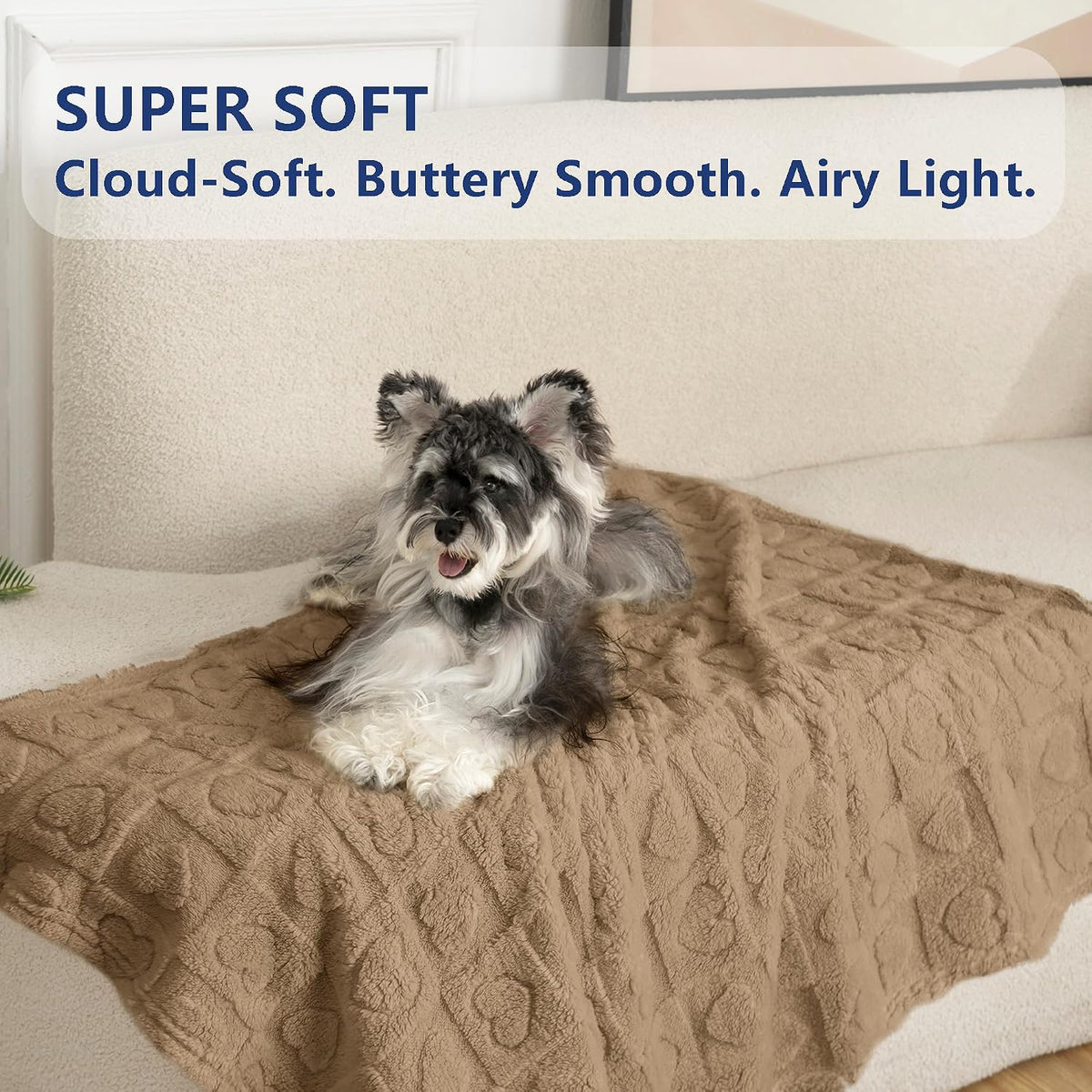 Pet Blanket for Dogs Cats - Brown / 40x50" - image 3