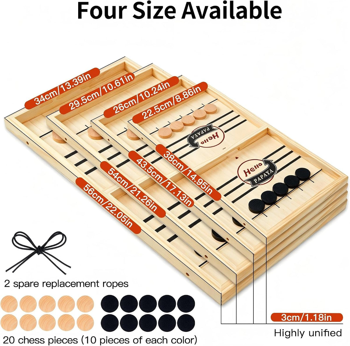 HELLO PAPAYA Fast Sling Puck Game - X-Large - image 4