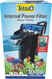 Tetra Whisper 85 GPH Internal Power Filter For Aquariums – Essentials for Fish - 10 - 30 Gallons
