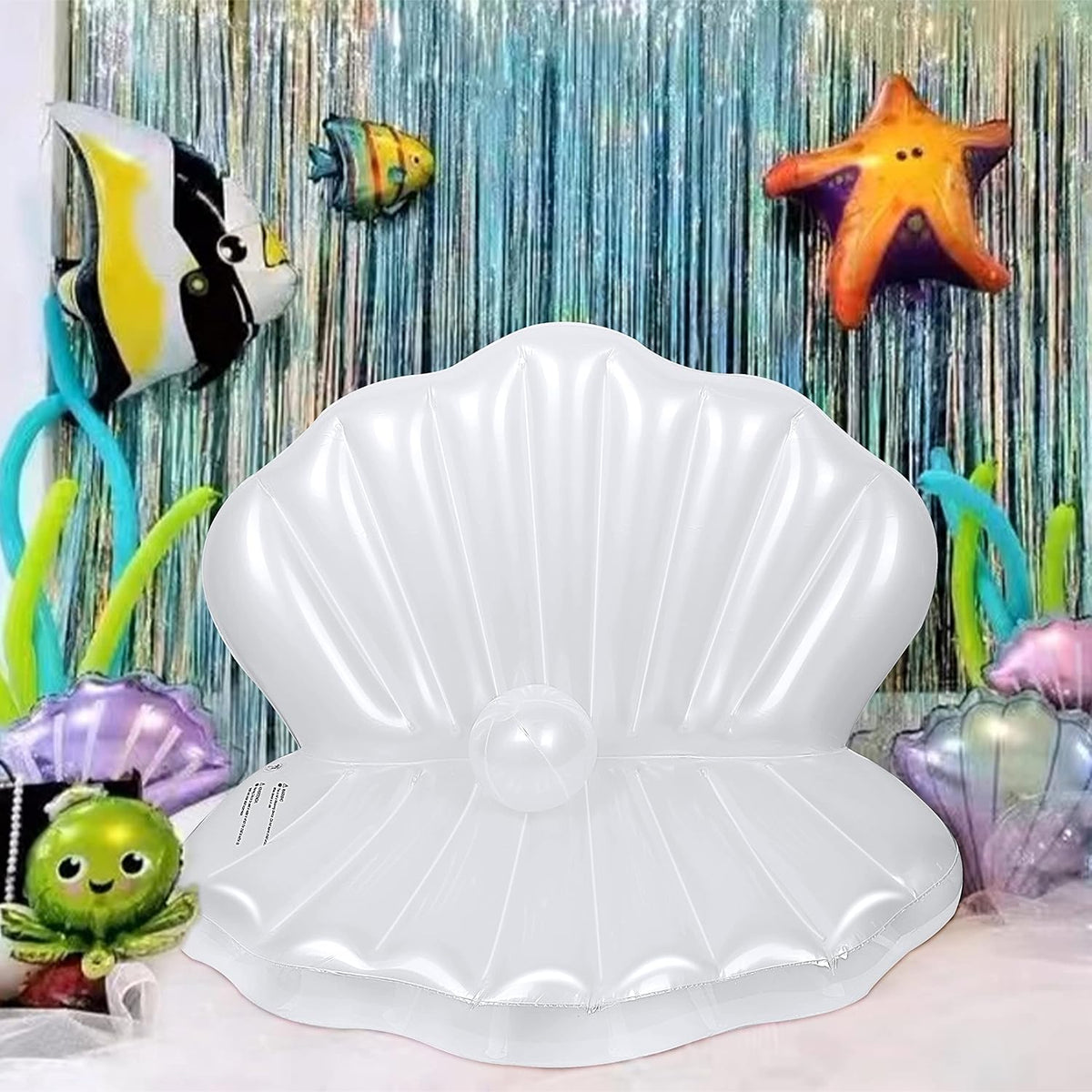 Zcaukya Inflatable Seashell Pool Float, Giant Clam – Fun for Kids & Family - image 4