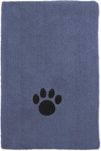 Bone Dry Pet Grooming Towel Collection Absorbent Microfiber X-Large - Stonewash Blue / 41x23.5" - image 3