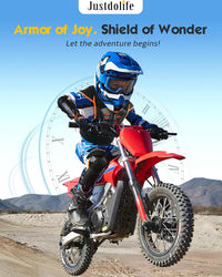 JUSTDOLIFE youth dirt bike gear set with chest protector, knee and elbow pads - view 22