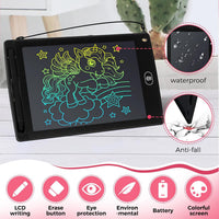 Zhehao LCD writing tablets for kids, 32 colorful 8.5 inch erasable doodle boards - view 24