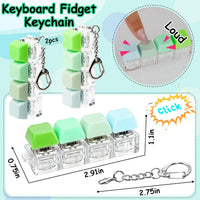 2 PCS Keyboard Fidget Toy - Four Colors - Green / General - image 2