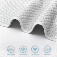 MICROCOSMOS Dog Sleeping Pad & Pet Cooling Mat - 36" x 36" / GreyWhite - image 3