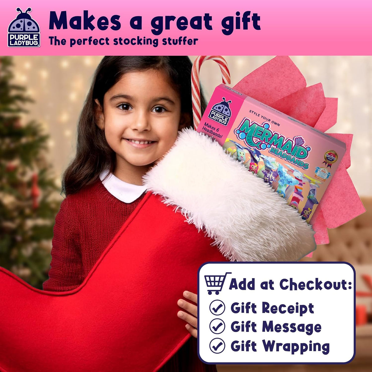Glamour Headband Making Kit for Girls Ages 5+ - Mermaid Headbands - image 3