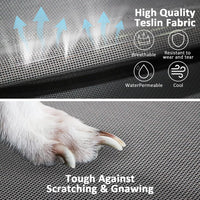 Elevated Dog Bed with Teslin Cooling Fabric, Lightweight Dog Cot - (M-)-Gray - image 2