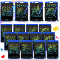 Zhehao LCD writing tablets for kids, 32 colorful 8.5 inch erasable doodle boards - view 2