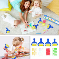 Funto Kids Washable Finger Paint Set - 25 PCS Full Set - image 4