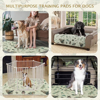 IEUUMLER Washable Pee Pads for Dogs, 2 Pack Insect Pattern Reusable Waterproof Puppy Potty Pads, Non-Slip Absorbent Pet Training Pads for Playpen Crate Bed EU014