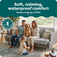 Furhaven Waterproof Throw Blanket for Dogs & Indoor Cats - Mist Gray / X-Large - image 2