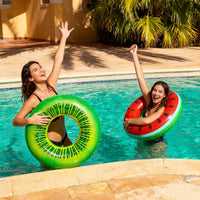 FindUWill Pool Floats Kids, Pool Swim Tubes Rings - 01Fruit -Watermelon/Orange/Violet grapefruit/Kiwi - image 3