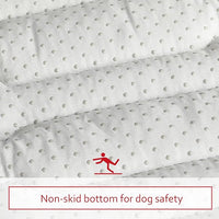 Dog Crate Mat (30" X 19"), Soft Dog Bed Mat with Cute Prints, Personalized Crate Pad, Anti-Slip Bottom, Machine Washable Kennel Pad, Navy
