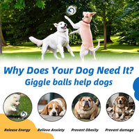 Dog Toys Ball, Interactive, M - Classic / Glow S 3.14 in (8 cm) - image 4