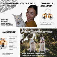 Beau's Bells 2 Extra Loud Cat & Dog Bells, Pet Tracker - Medium - image 2