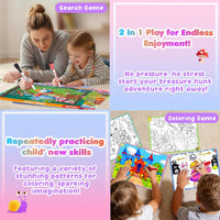 BBWOO Search and Find Activity Book - Purple - Princess & Prince - image 3
