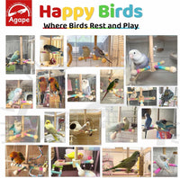Agape Medium-Large Bird Toy, Rotating Interactive Parrot Toy - L - image 4