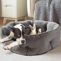 Small Dog Bed for Small Dogs, Cat Beds for Indoor Cats - Large (Pack of 1) / Grey - image 2