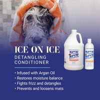 Chris Christensen Ice on Ice Detangling Dog Conditioner - 1gal - image 2