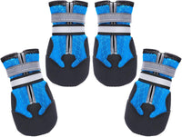 Dimicoo Breathable Dog Boots for Medium Large Dogs - Blue / S (Insole Width 2")for 25~30lb