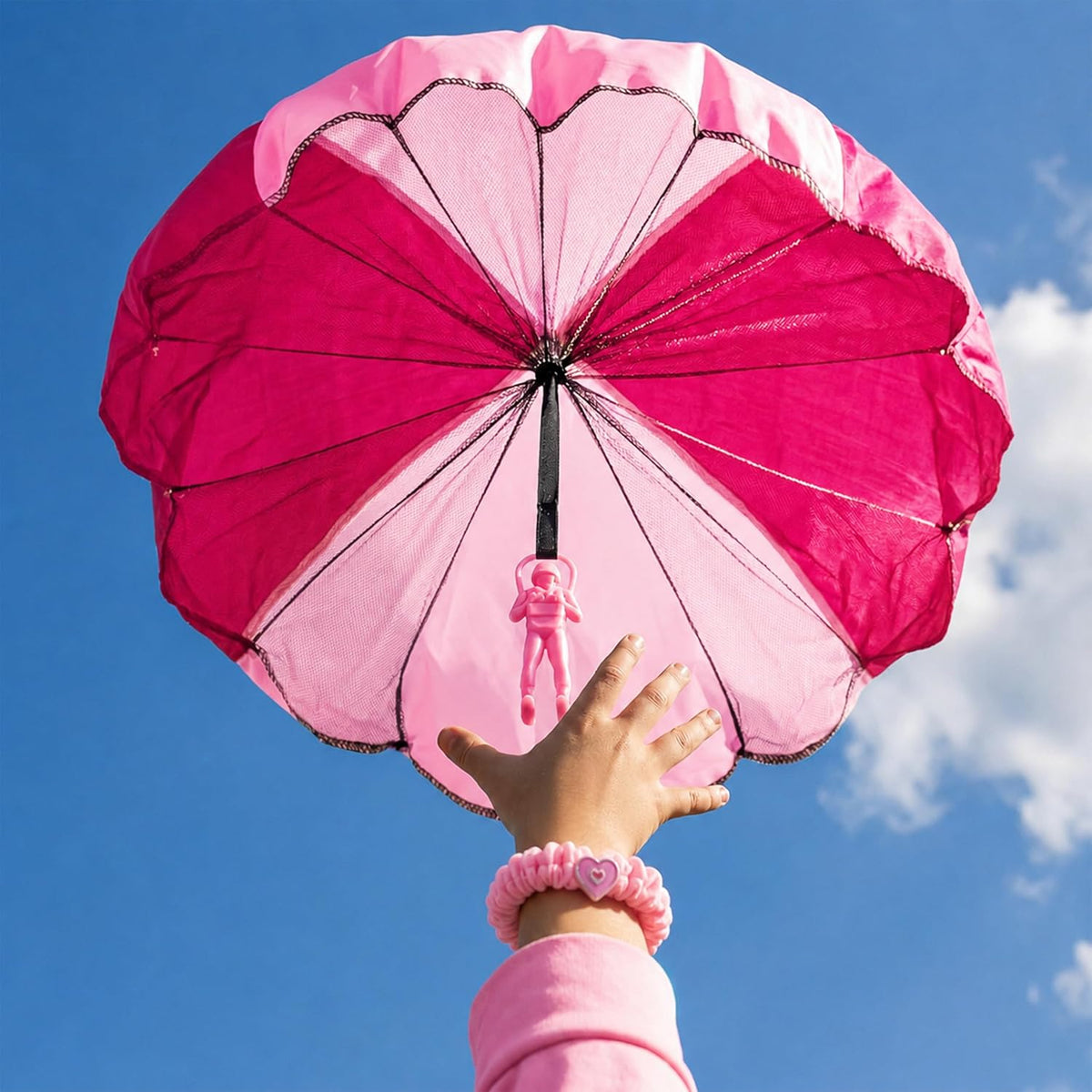 Yeeeasy Tangle-Free Parachute Toys for Kids Outdoor Flying Game - Girls 4Pcs - image 4