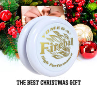 Yomega Fireball YoYo -HIGH Performance Responsive Transaxle Yoyo - White/Gold - image 2