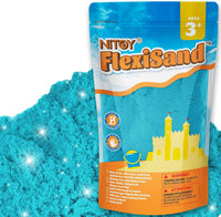 NiToy FlexiSand Toy Sand 2.2Lbs Moldable Sensory Sand for Kids - Dark Blue