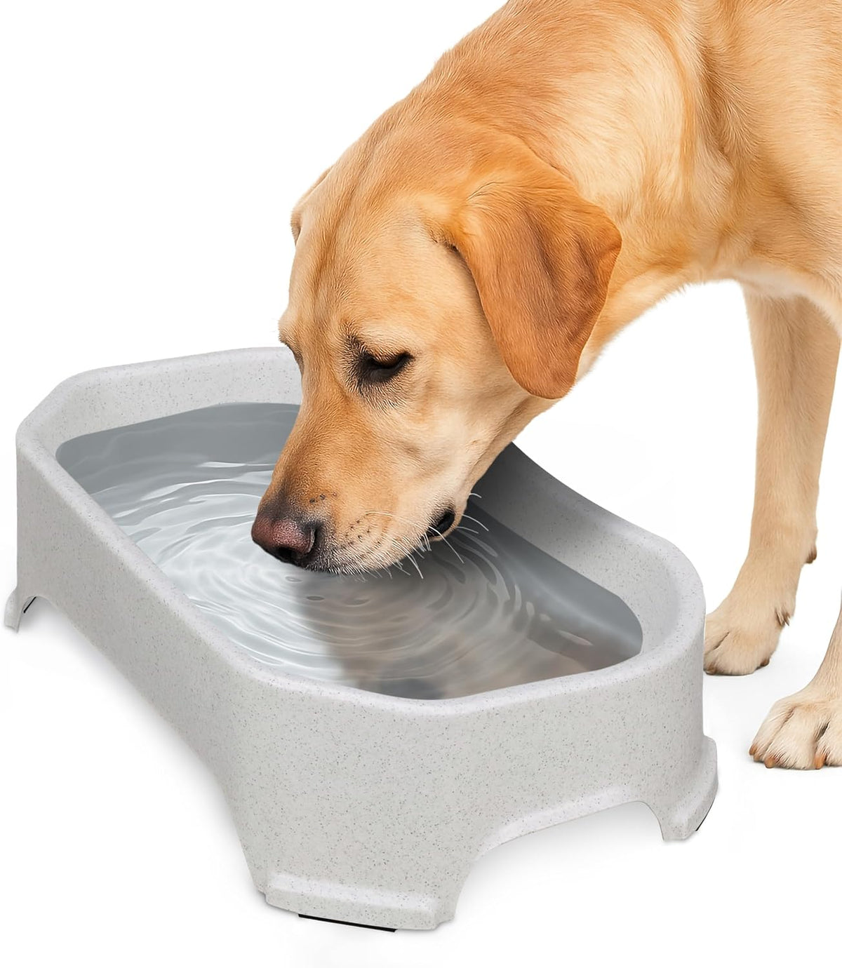 Neater Pet Brands Extra Large Water Bowl for Dogs - 1.25 Gallons / Vanilla Bean