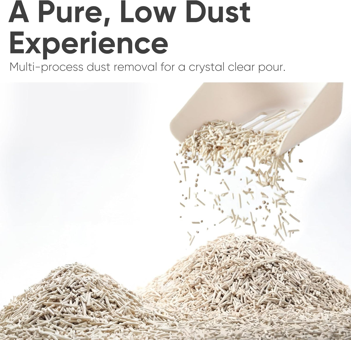 FUKUMARU Tofu Cat Litter, Applewood Blend, Clumping - Blue, 18lbs. / White Tea - Bentonite & Tofu - image 3