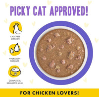 Weruva B.F.F. OMG - Best Feline Friend Oh My Gravy!, Chicken & Beef Be Happy with Chicken & Beef in Gravy, 2.8oz Can (Pack of 12)