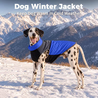 Winter Dog Coats for Small Dogs, Puppy Jacket with Harness - Blue(Standard) / Small - image 2