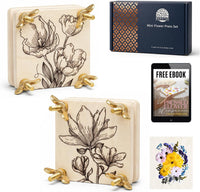 Mini Flower Press Kit for Adults - Mini / Beige