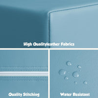 TODIBY 6-Piece Soft PU Leather Toddlers Climbing Toys - Light Blue and Green / Regular Size - image 4