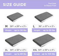 LE SURE Waterproof Dog Bed Cover Replacement - X-Large / Dark Grey-Sherpa / Sherpa - image 4