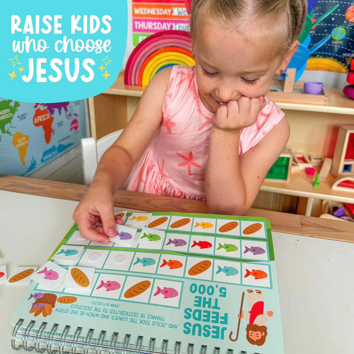 My First Busy Book Screen Free Activities for Toddlers 3-5 Activity - Colorful Bible Busy Book - image 4