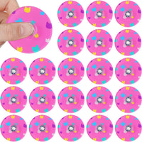Sotiff 24 baseball fidget spinners, mini acrylic spinners with baseball print