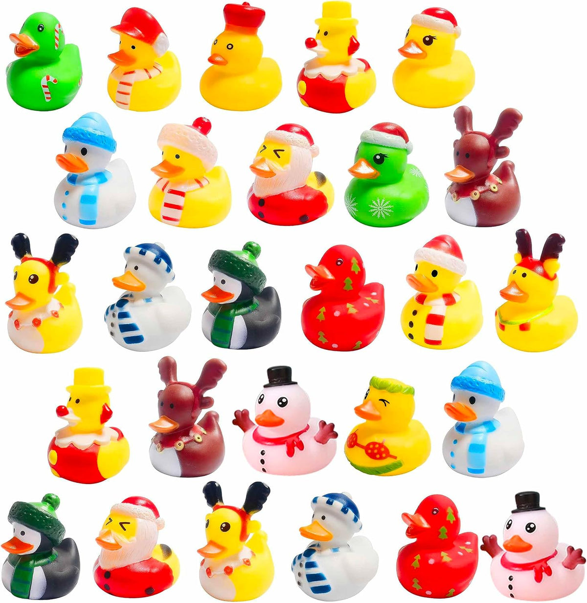 Holydeck 27-piece Halloween rubber ducks in 17 spooky styles with gift cards - view 2