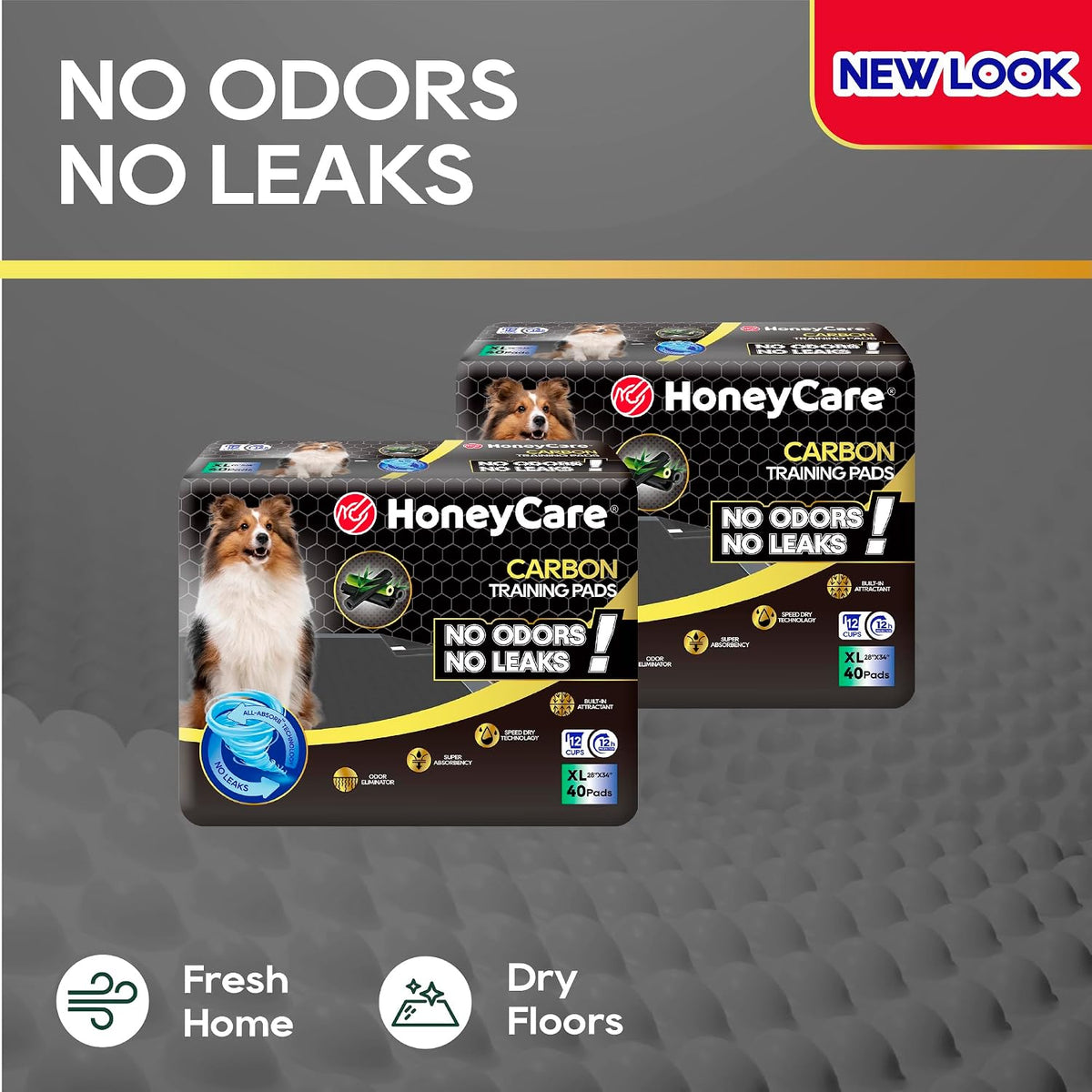 HONEY CARE All-Absorb Puppy Training Pads - Extra Large 28"x34" / 40.0 - image 3
