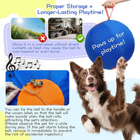 25" Herding Ball for Dogs – Durable Horse Ball Style Dog Toy with Cover – Dog Herding Toy for Outdoor Play, Training & Exercise – Great for Australian Shepherds & Large Breeds