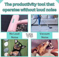 Pet Hair Removal Tool – Reusable Lint Roller for Dogs & Cats – Self-Cleaning Fur Remover Brush – Ergonomic Lint Roller for Carpet, Bedding, Couch, Car Seat & More (Pink)