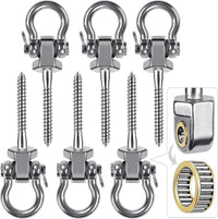 BeneLabel heavy duty stainless steel swing hangers with bearings, set of 2 - view 6