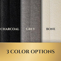 Luxury Boucle Fabric Orthopedic Dog Bed with Memory Foam | Breathable Comfort and Washable Dog Couch Bed with Waterproof Liner & Cover | Sofa Beds for Medium Dogs - Bone 37"x30"x7.7"