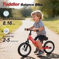 Bobike Toddler Balance Bike Toys for 1 to 4 Year Old Girls Boys - Red Balance Bike - image 2