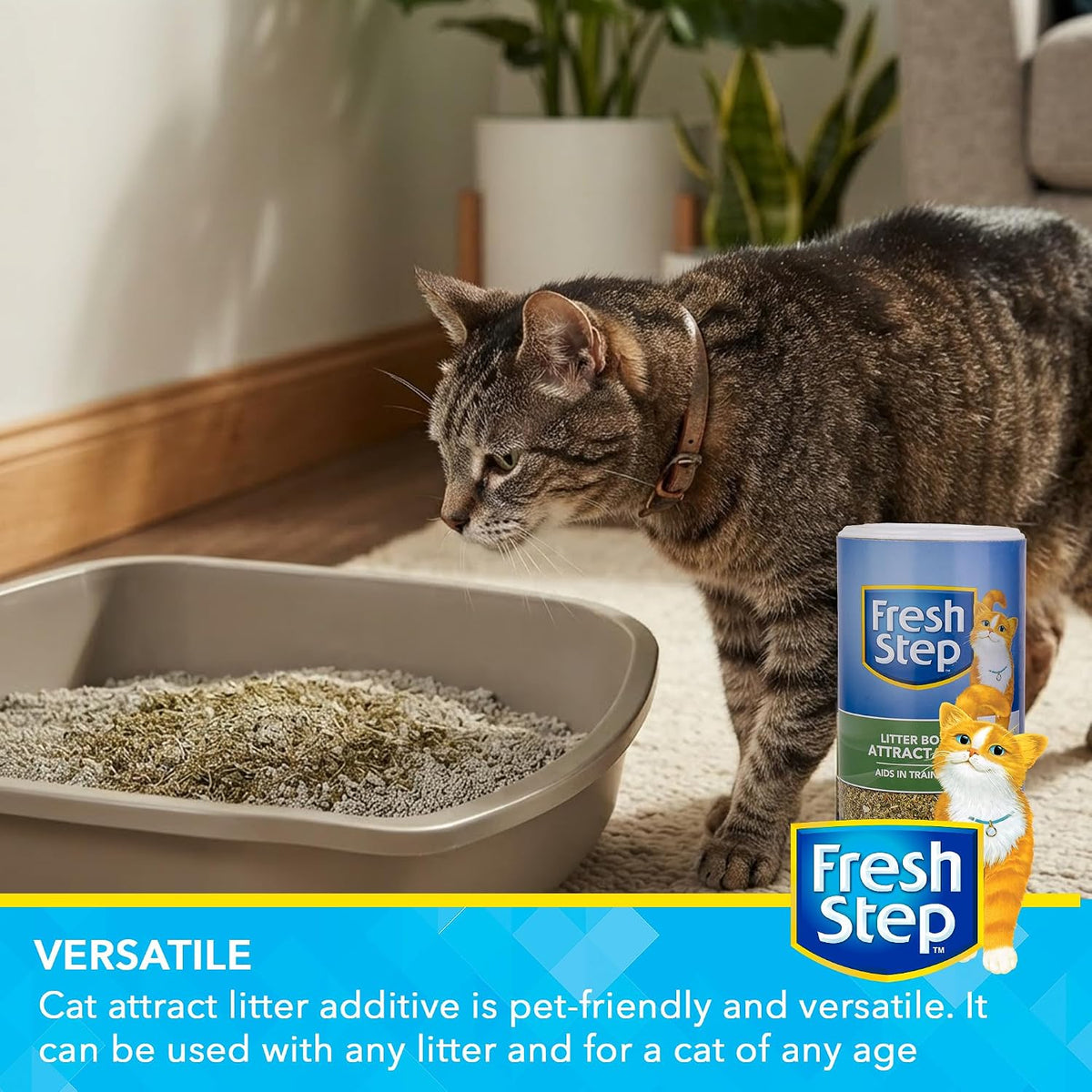 Fresh Step Cat Litter Box Training Attractant Powder - 9 Ounce (Pack of 3) - image 3