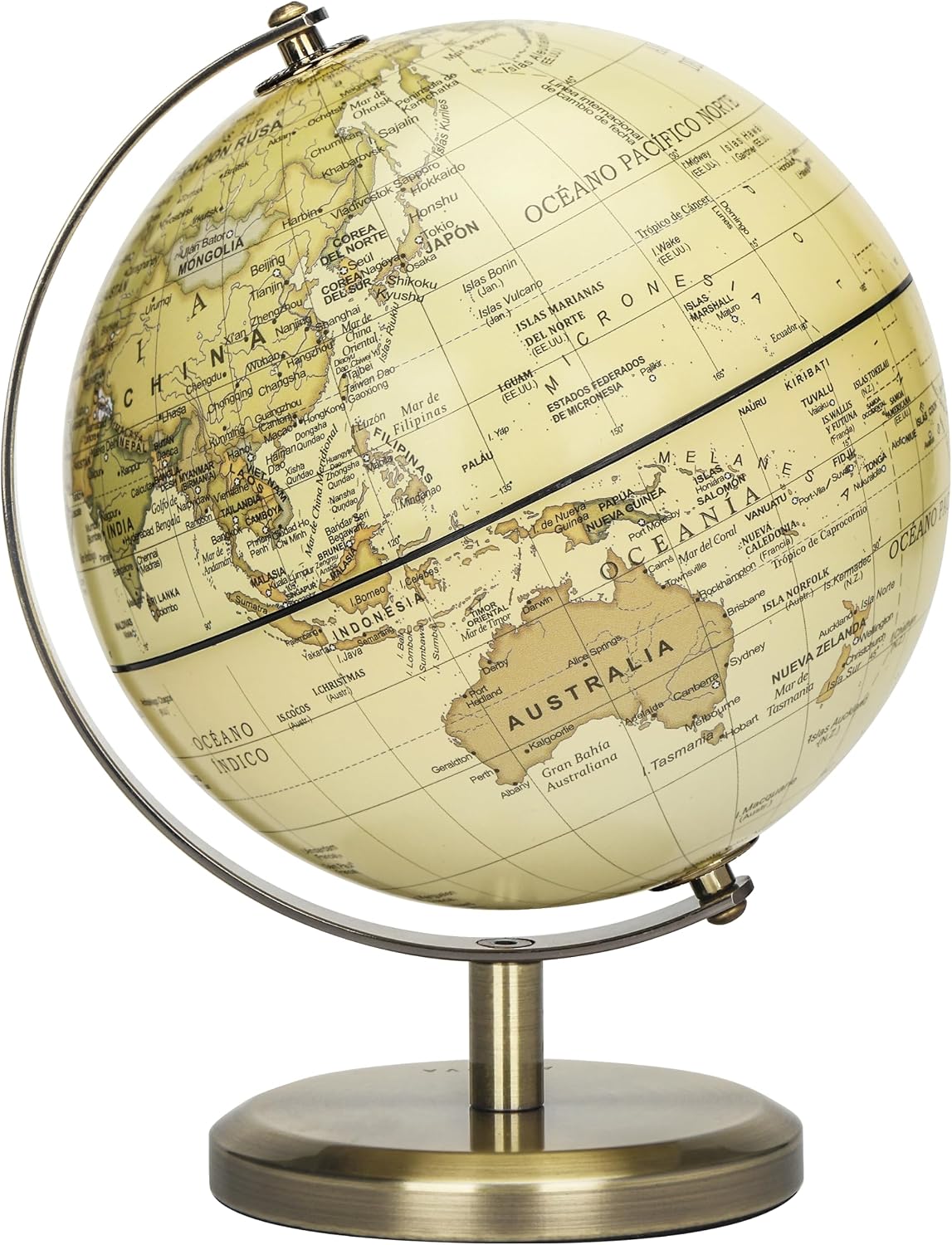 Annova Mini Antique Globe 4-inch / 10 cm - Antique Spanish - image 2