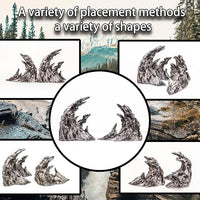 Novelsite Fish Tank Accessories, Aquarium Decorations, Scenery, Rock Ornaments - Create Aquatic Beauty with Premium Aquarium Decorations, 14.4 x 7.1 x 3.34 inches