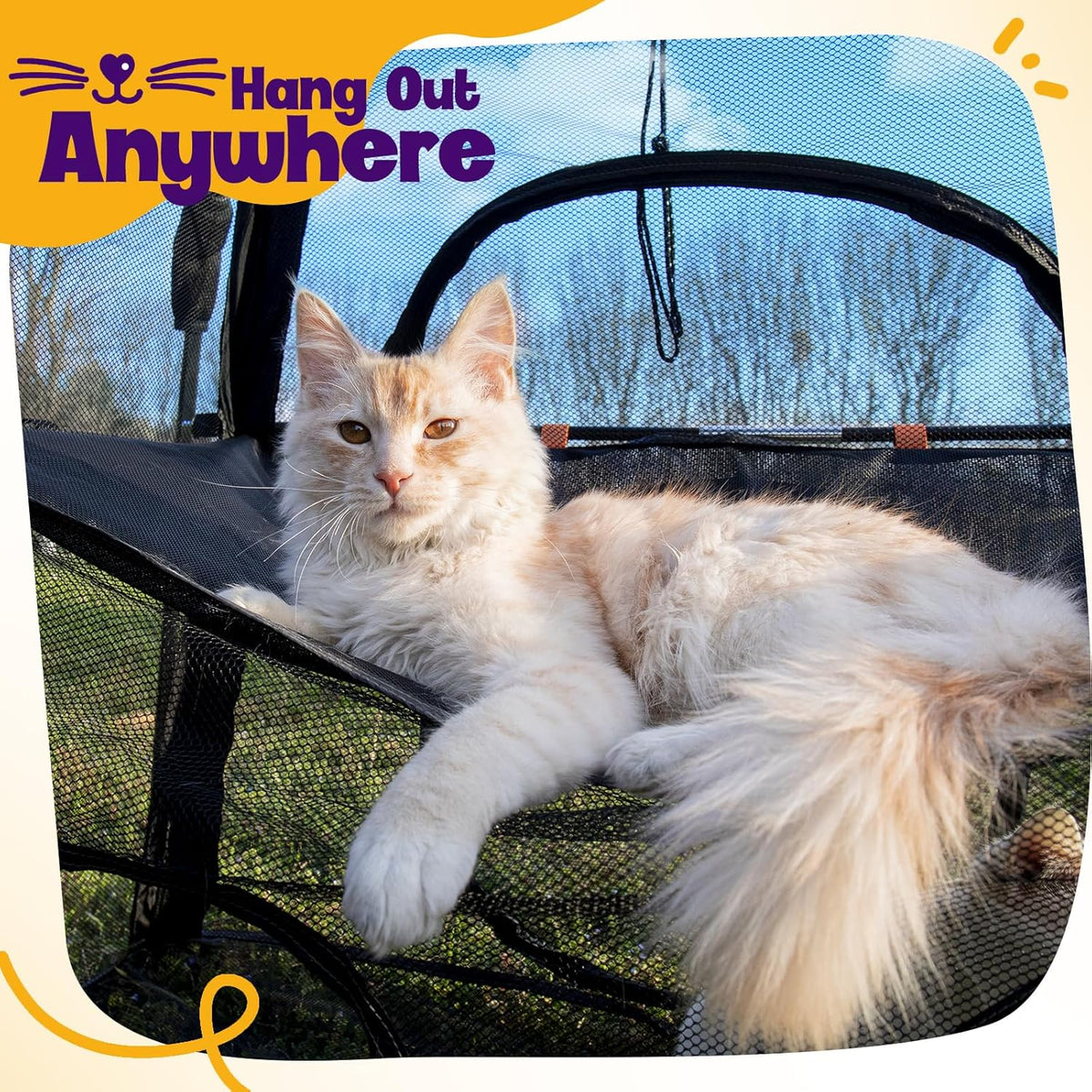 Extra Large Catio Outdoor Cat Enclosure Rywell 2-Tier Cat Tent - image 4