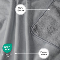 PetAmi Waterproof Dog Blanket Puppy Couch Bed Cover Queen 90x90 - Light Gray / Small (24x32) - image 3