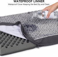 Orthopedic Dog Beds Large Sized Dog Washable Pet Bed - Grey / 36" x 27" x 3" - image 4